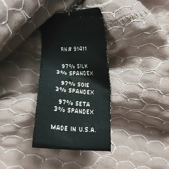 NWT Rozae Nichols No Dart Cami Oyster Taupe Sequined Size XS - Picture 4 of 16